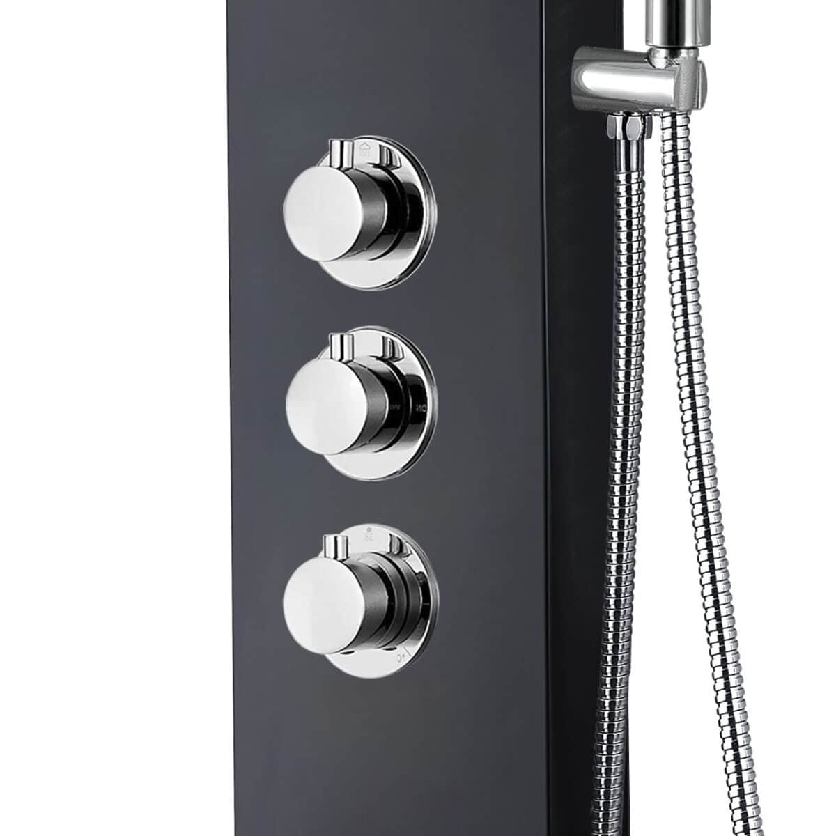 Panneau De Douche Thermostatique Noir – Image 5