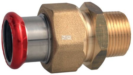 Press Acier 'M'galvanisé Union À Joint Plat  3/4xm22  C64qelbp