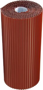 Self-Adhesive Lead Substitute Brick Red Ral 8004 | 30 Cm X 5 M Flashing Tape | Premium Aluminium &Amp; Butyl | 3d Structure For Chimney Roofs - Afbeelding 2