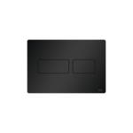 Plaque De Déclenchement Wc Tecesolid, Double Touches, Noir Mat