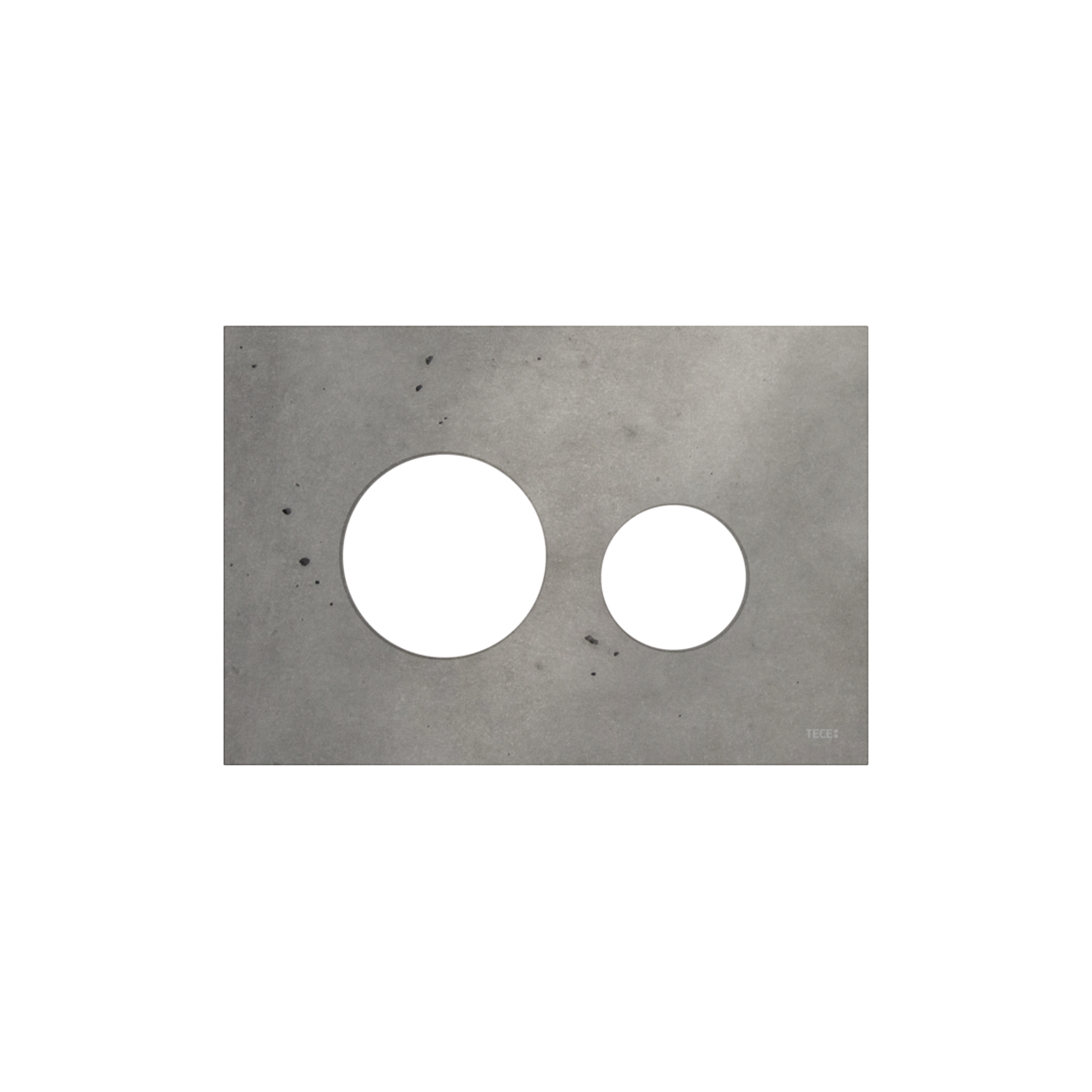 9240614.png FAÇADE TECELOOP POUR PLAQUE DE DÉCLENCHEMENT WC, BÉTON CLAIR - Image 1