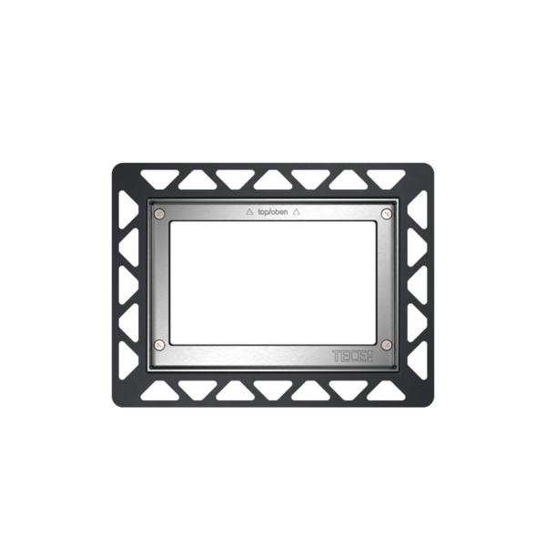 Tece Wc-Inbouwraam Voor Vlakke Inbouw, Glanzend Metaal