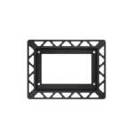 KIT D'ENCASTREMENT WC POUR INSTALLATION À FLEUR DE PAROI, NOIR