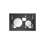 BOUTONS POUR PLAQUE DE DÉCLENCHEMENT TECELOOP, TOUCHES CHROMÉES MATES