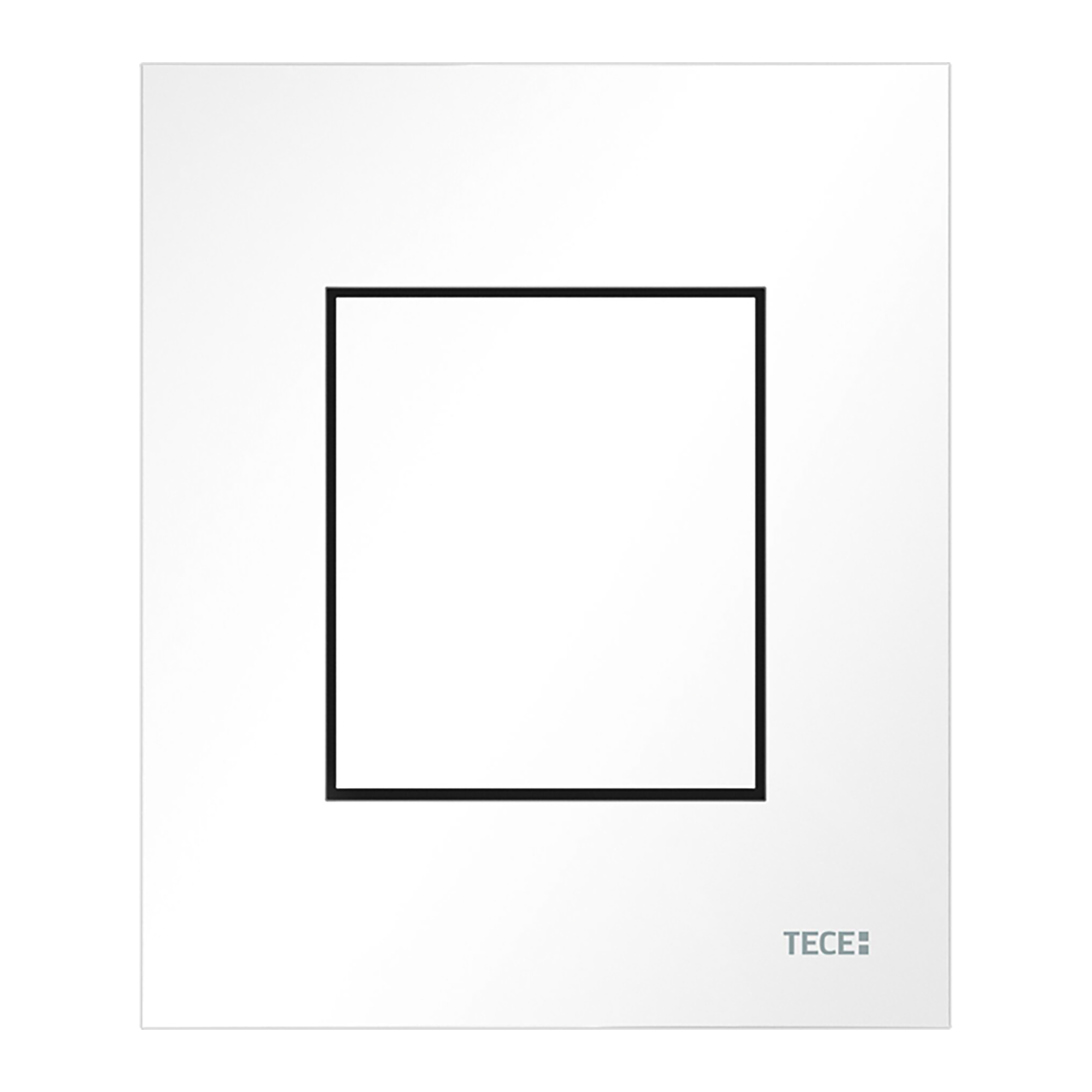 9242400.jpg Tecenow Bedieningsplaat Incl. Cartouche Voor Tece Urinoir - Glanzend Wit - Image 1