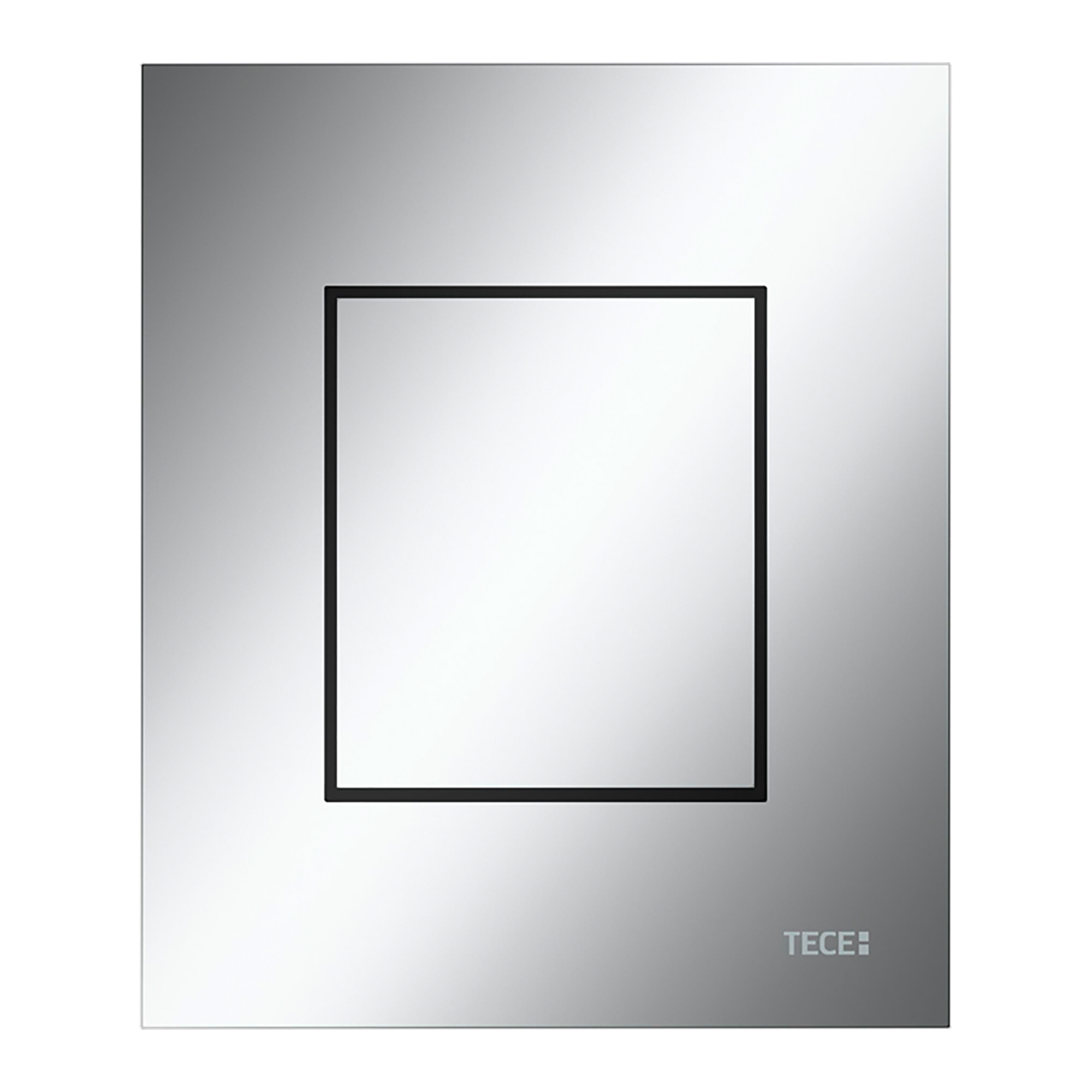 9242401-1.jpg Tecenow Bedieningsplaat Incl. Cartouche Voor Tece Urinoir - Glanzend Chroom - Afbeelding 1