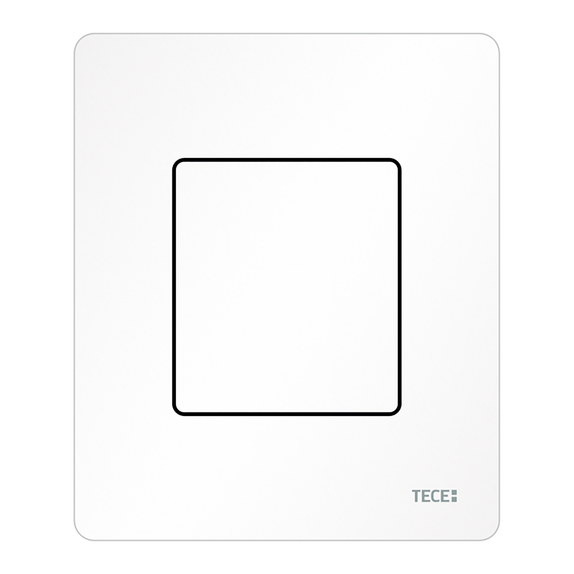 9242433-1.jpg Tecesolid Urinoirbedieningsplaat Incl. Cartouche - Mat Wit - Afbeelding 1