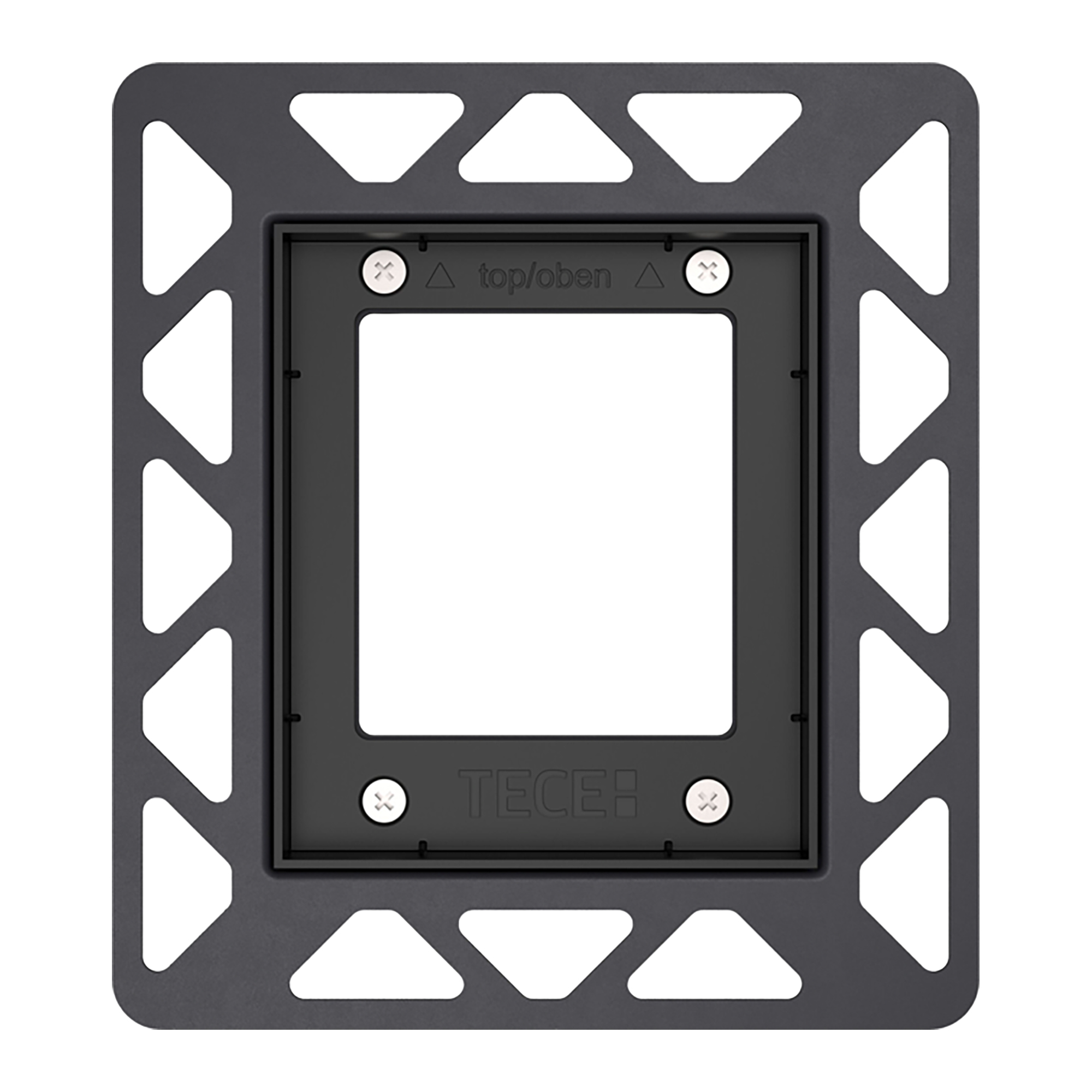 9242647.jpg Tece Urinoirinbouwraam Voor Vlakke Inbouw - Zwart - Image 1