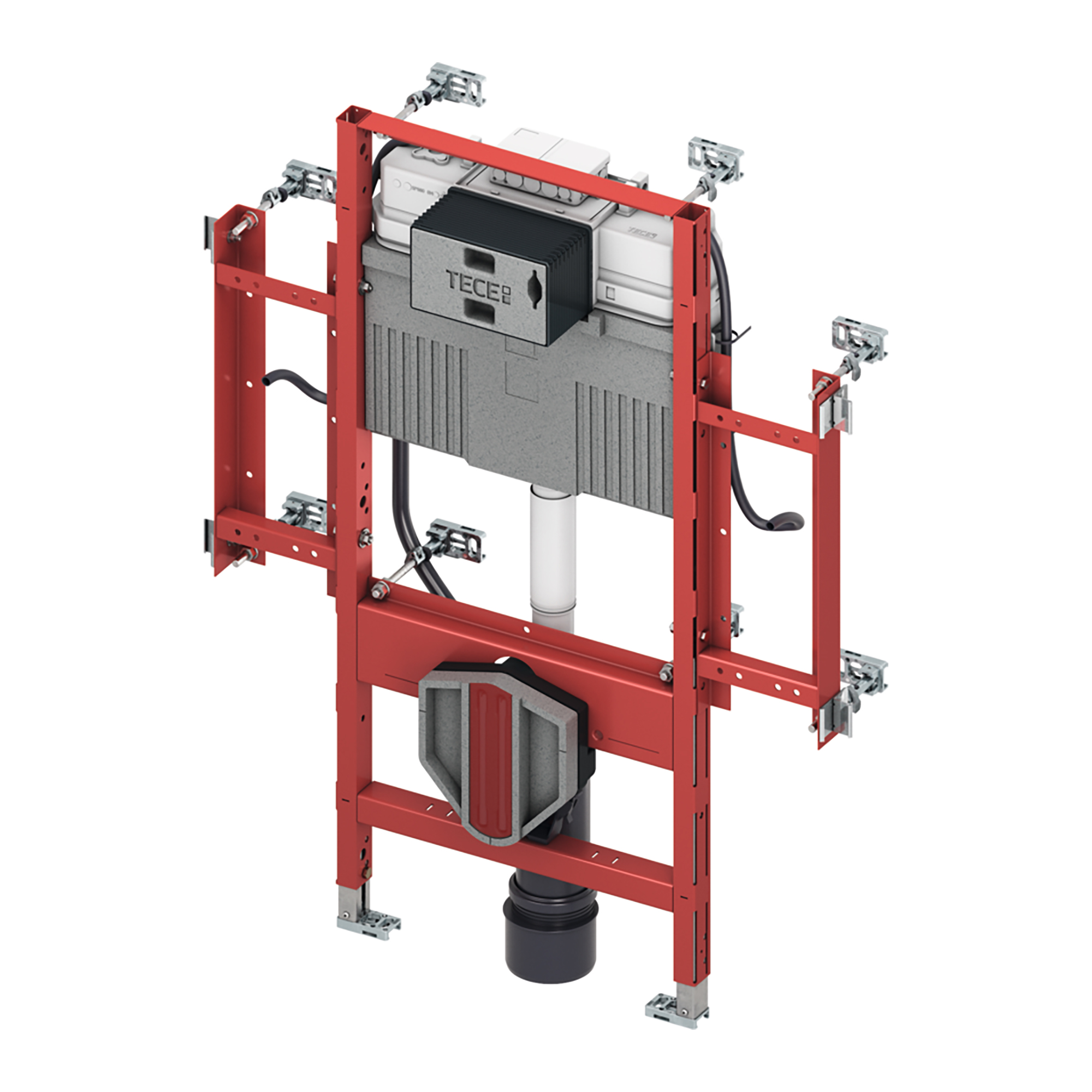 9300309-2.jpg Teceprofil Wc-Gerontomodule - Met Uni-Spoelkast - Keramiekbevestiging - Voor 48 Cm Zithoogte – Image 1