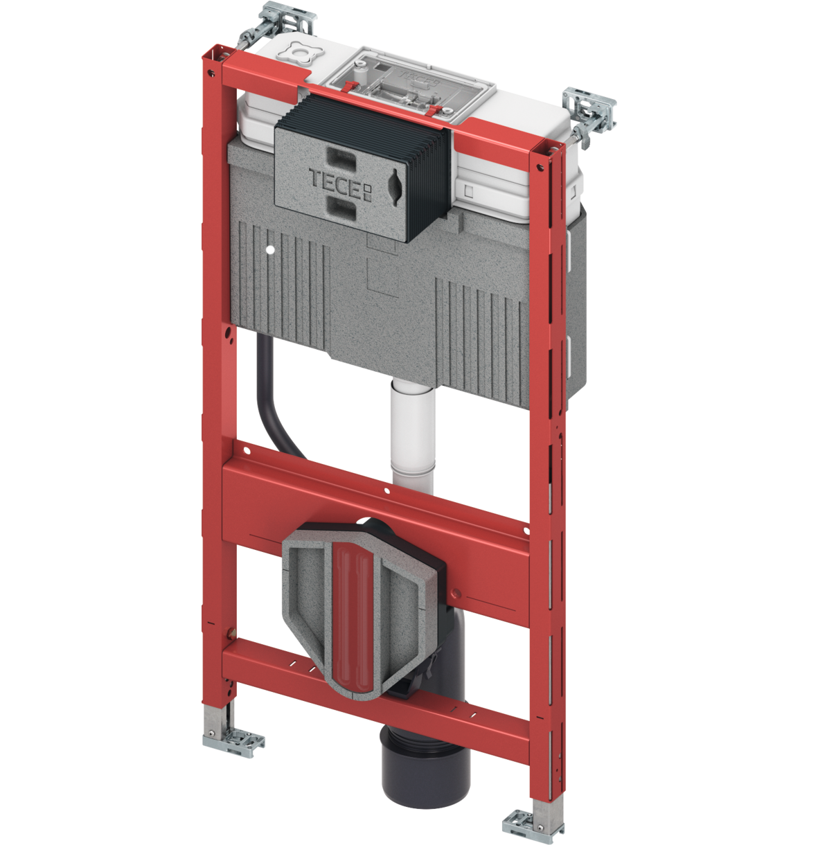 Teceprofil Wc-Inbouwframe Met Uni-Cistern, Installatiehoogte 980 Mm