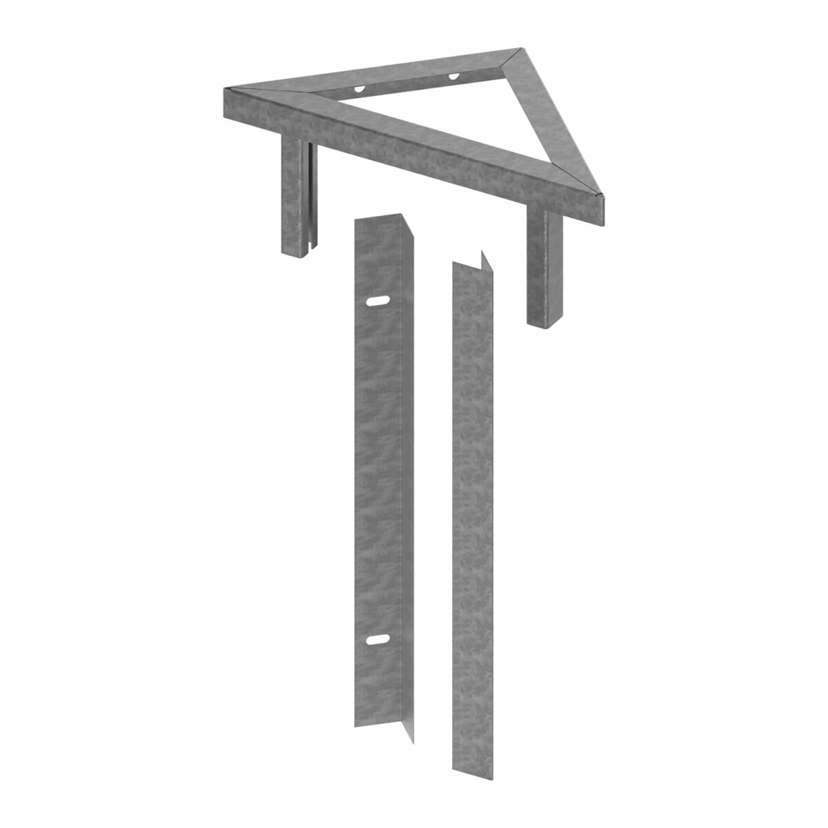 Teceprofil Bevestigingshaak Voor Inbouwreservoirs 320 Voor Wand-Hoekmontage - Afbeelding 1