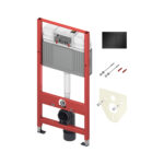 Tecebase Wc Concealed Frame With Cistern + Tecenow Bedieningsplaat Matte Black