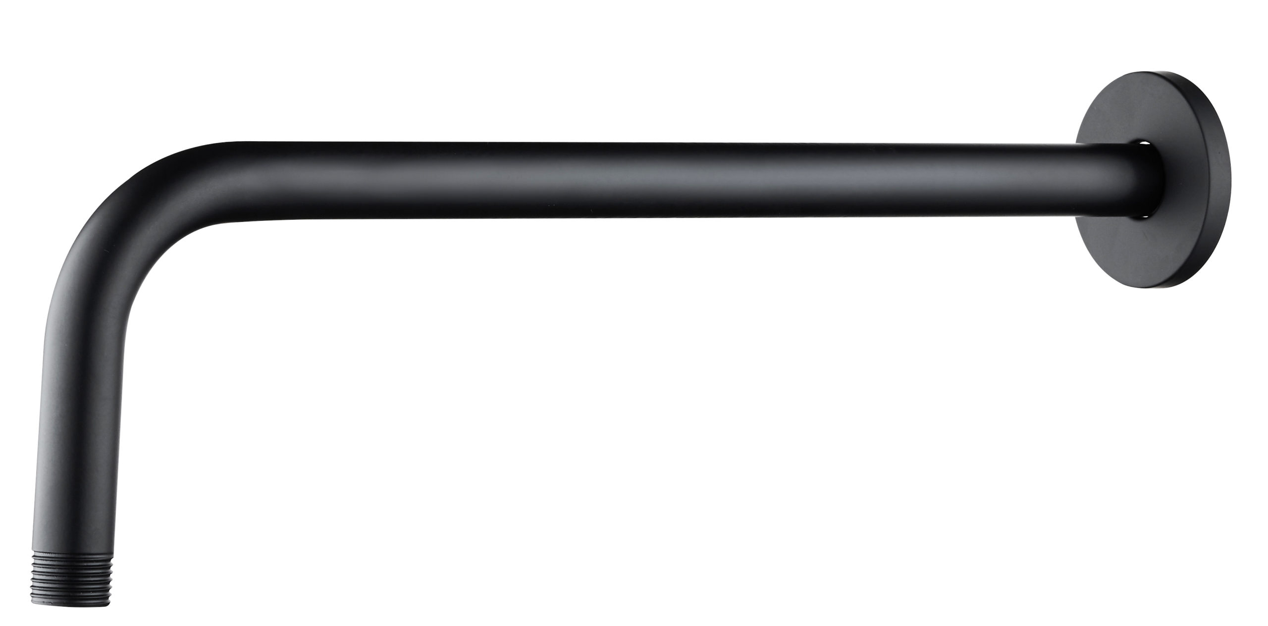 A12b-scaled-15.jpg Rainshower Bras De Douche Mural - Universel - Courbé - 45 Cm - Noir Mat – Image 1