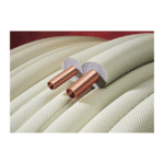 TUBE CUIVRE CLIMATISATION DOUBLE AVEC ISOLATION-SANS RACCORDS 1/4 - 1/2 20M