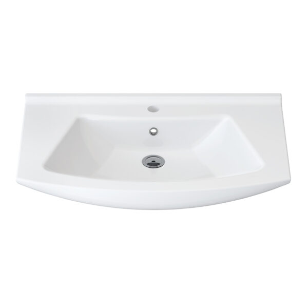 Aloni Aleco Lavabo En Céramique (65cm) - Blanc