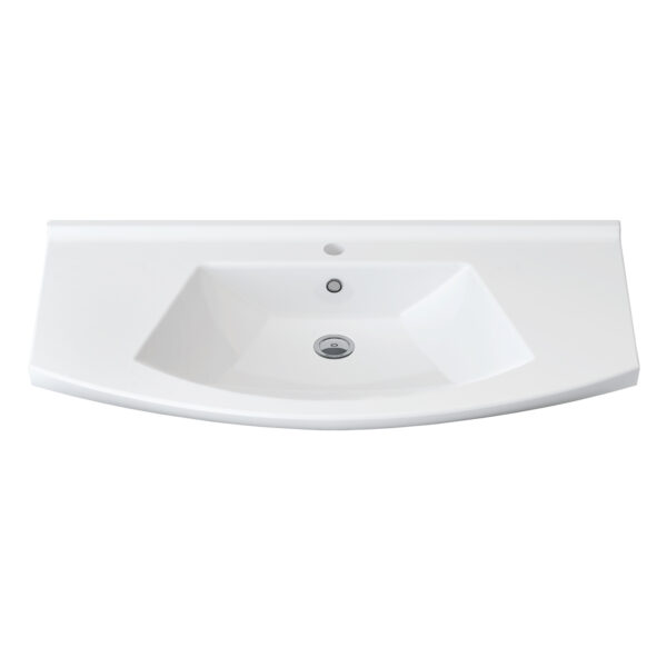 ALONI ALECO LAVABO EN CÉRAMIQUE (80CM) - BLANC