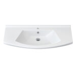 Aloni Aleco Keramiek Washbasin (85cm) - White
