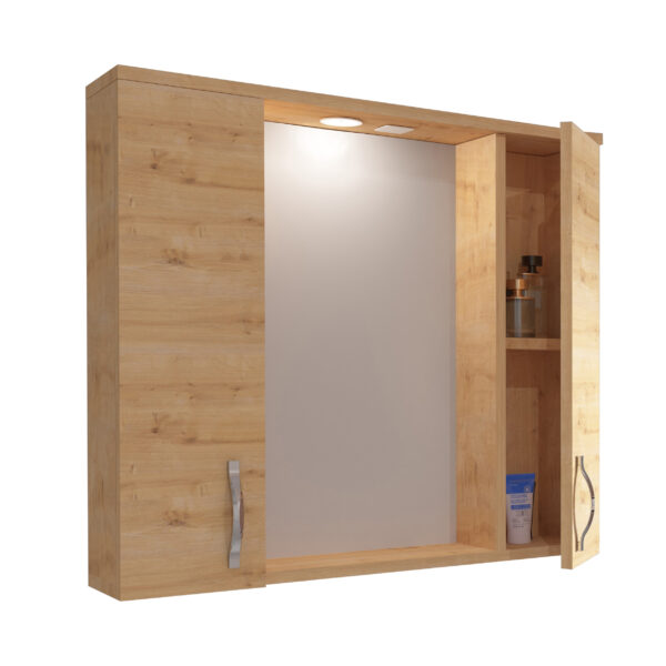 ALECO MIROIR AVEC ARMOIRE (80CM) - SAFIR