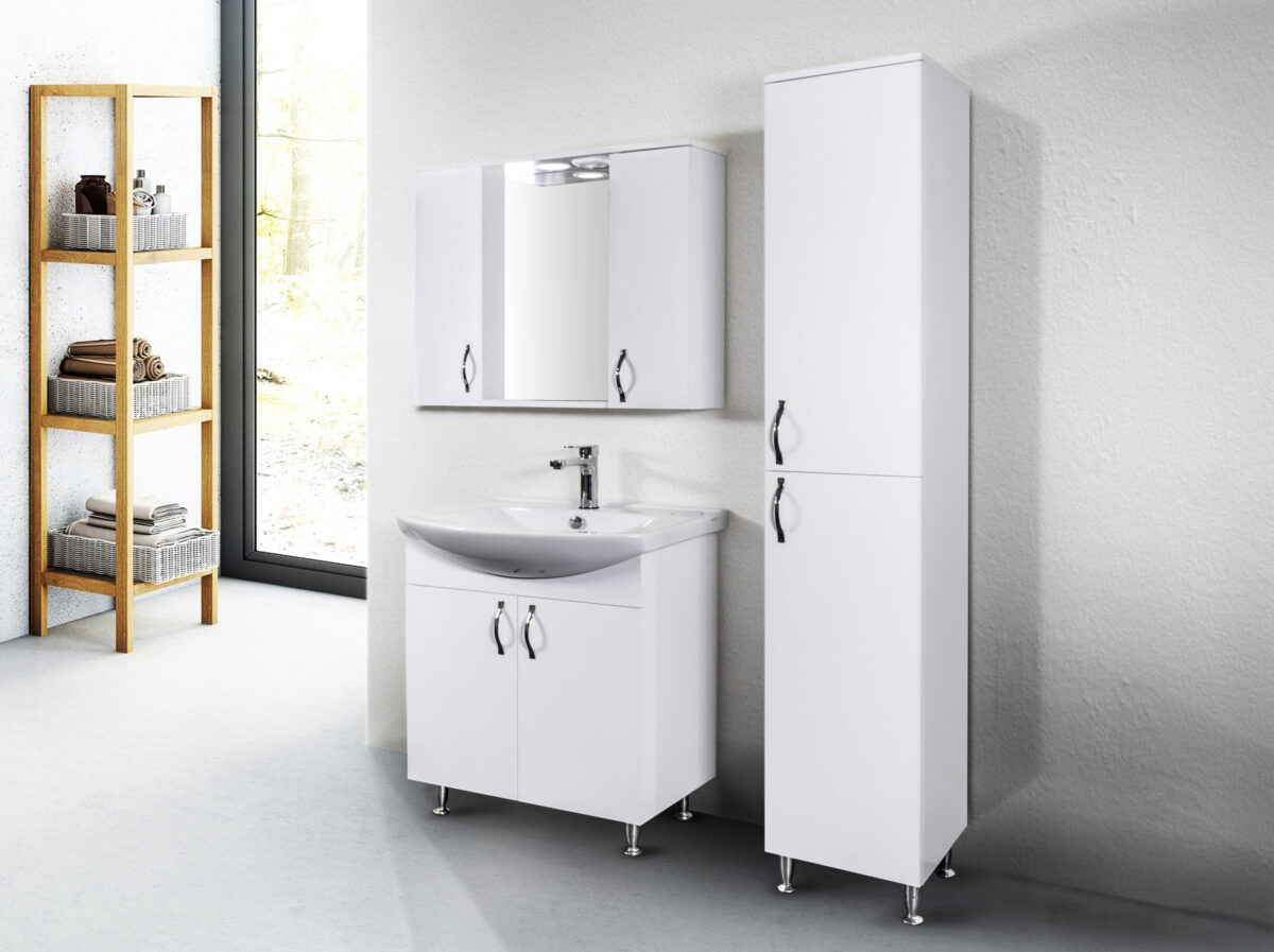 Aloni Aleco Onderkast (80cm) - Wit - Afbeelding 5