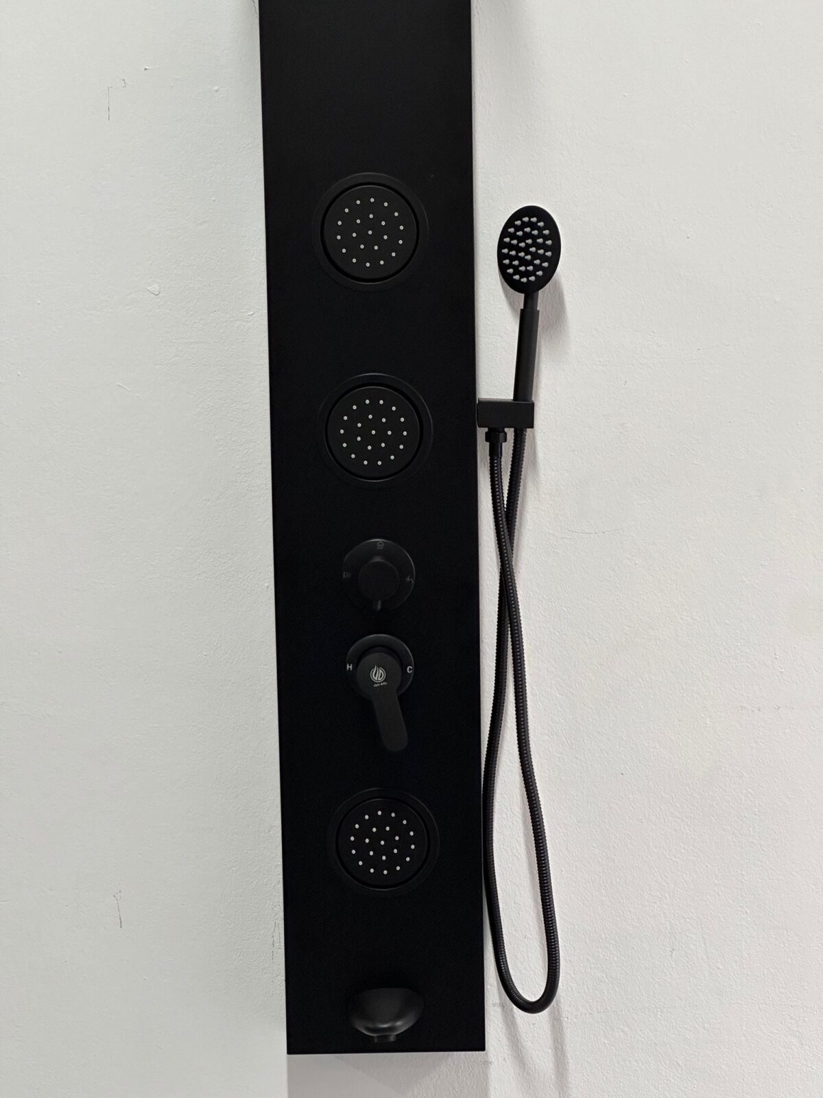 Douche Panel Matt Black – Image 3