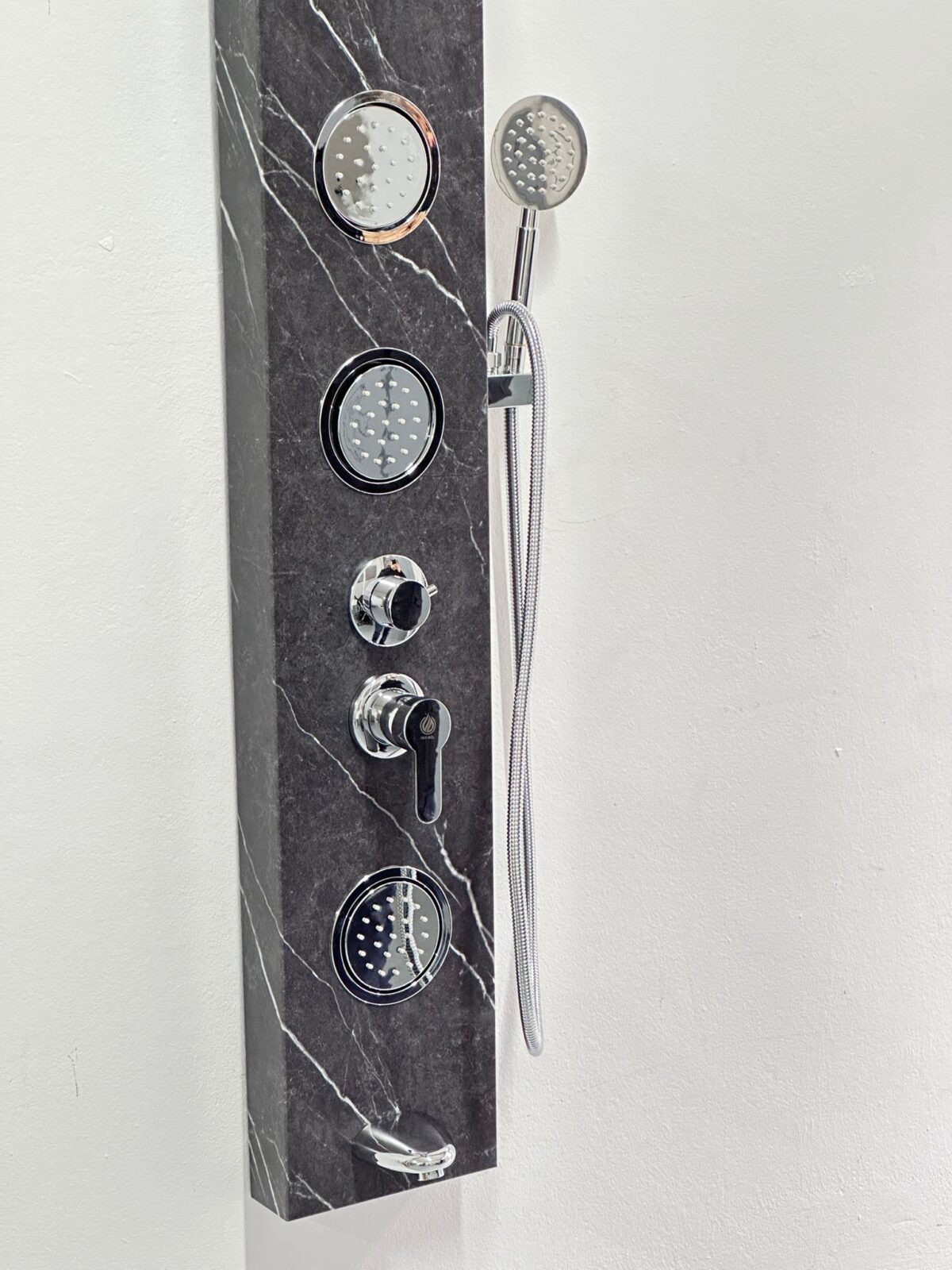 Douche Panel Marble Mattet Black - Image 6