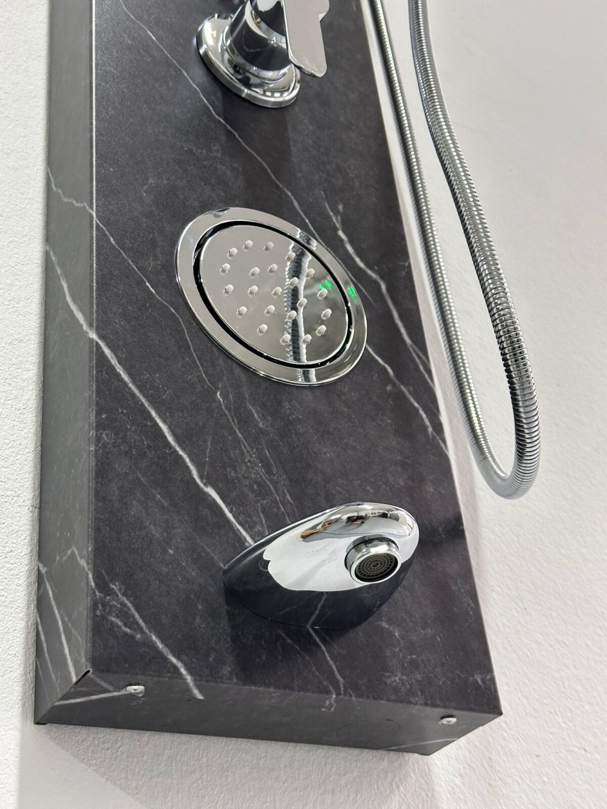 Douche Panel Marble Mattet Black - Image 8