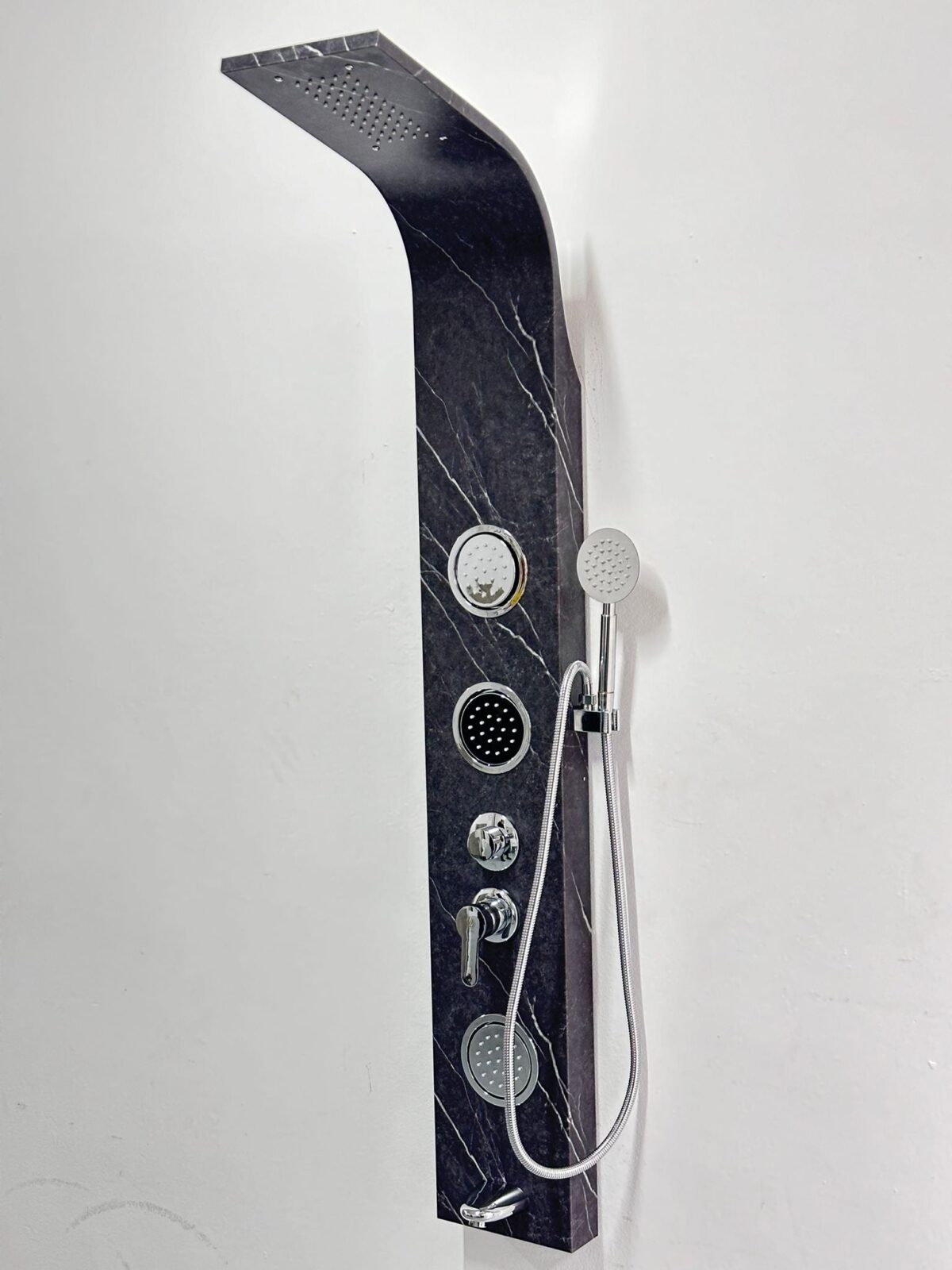 Douche Panel Marble Mattet Black - Image 9