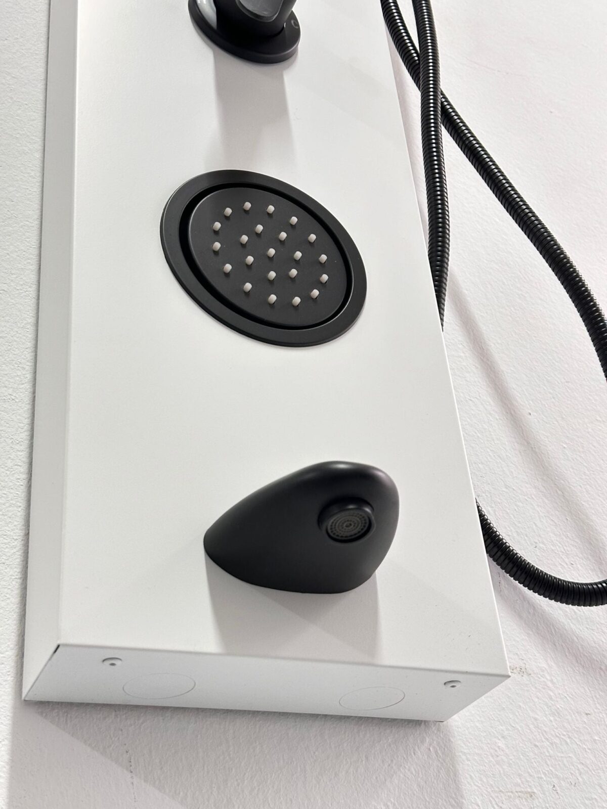 Douche Panel Mattet While All Black Accessory - Image 10