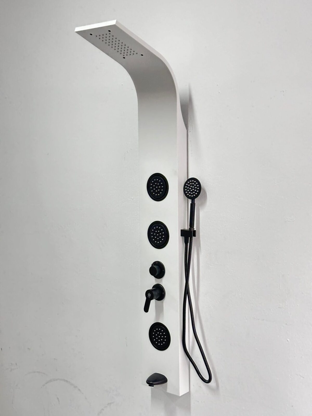 Douche Panel Mattet While All Black Accessory - Image 12