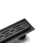 CANIVEAU DE DOUCHE EN INOX COMPLET (50CM) - NOIR - Image 2