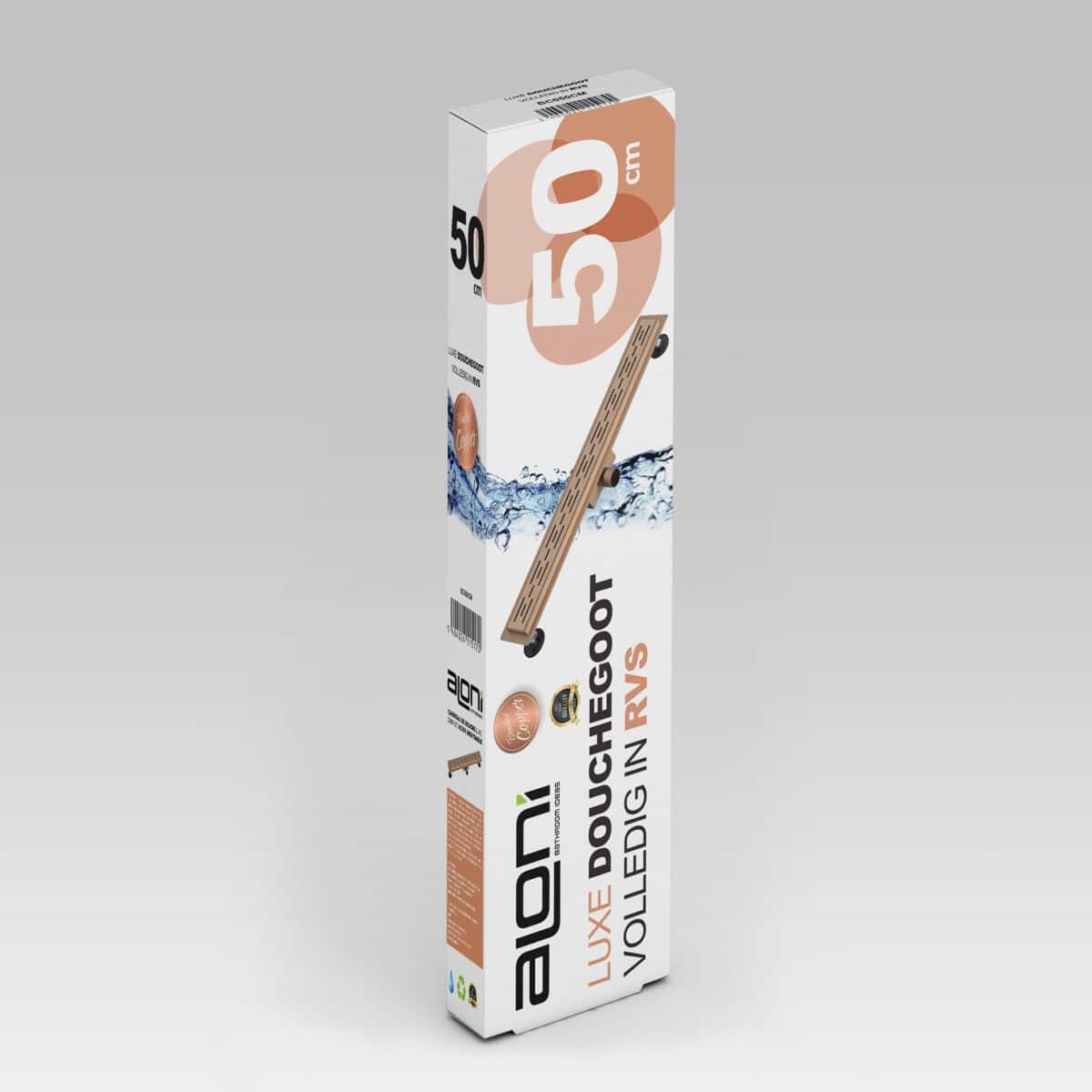 Drain De Douche Aloni Cuivre Complet 70cm – Image 5