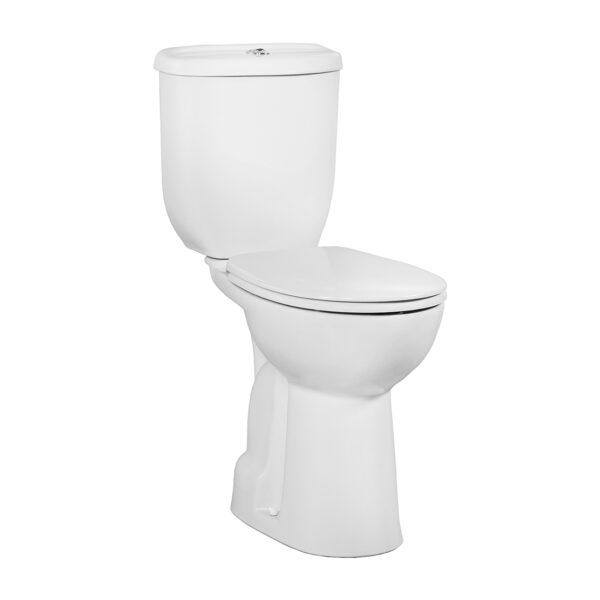 Hoog Staand Wc Onderpot Met Bidet, S-Trap - Wit