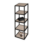 ALONI SHARP MEUBLE COLONNE (30X35X135CM) - NOISETTE