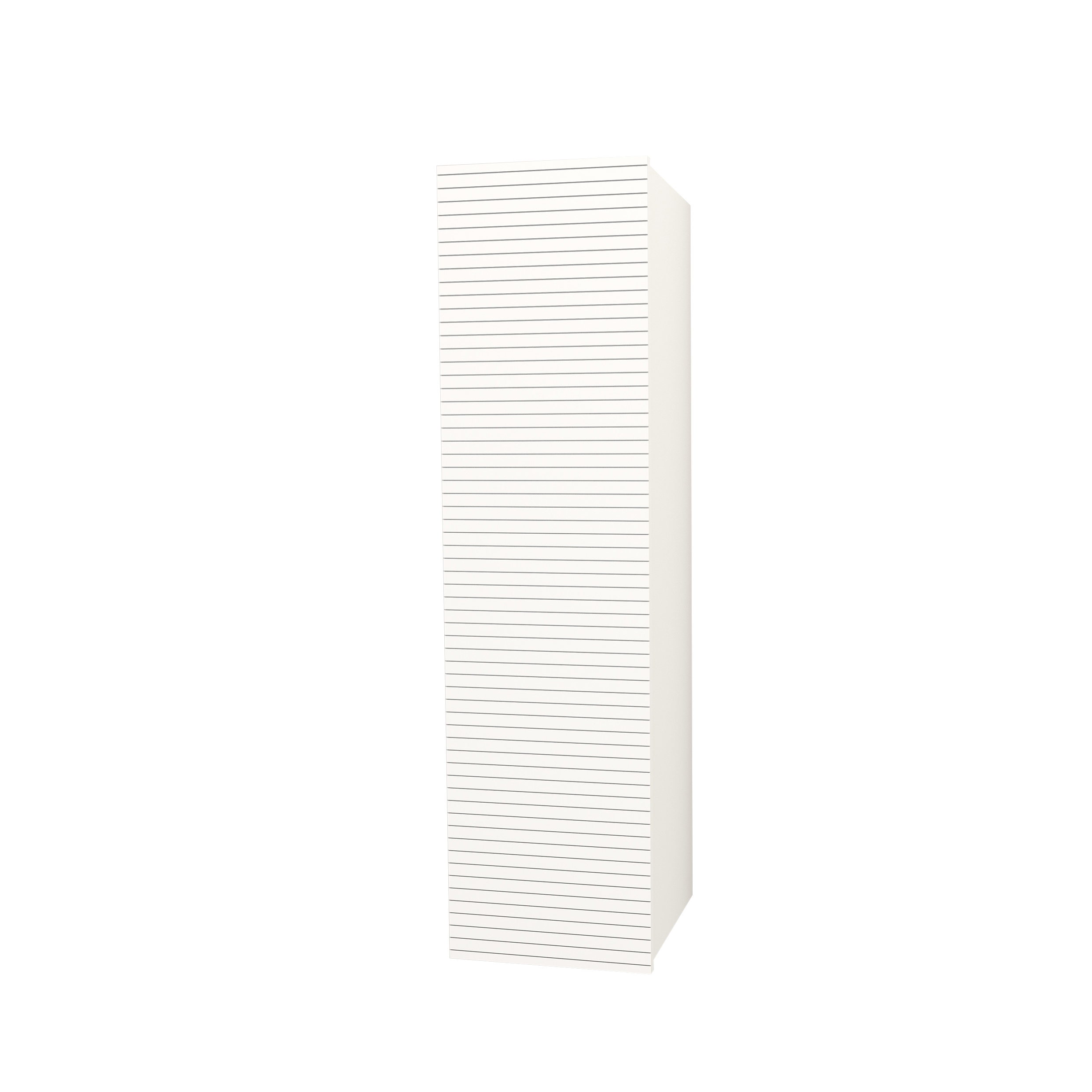 Elite Meuble Colonne Avec Relief Horizontal (135cm) - Blanc Mat
