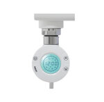 BELRAD SÈCHE-SERVIETTES ÉLECTRIQUE – AVEC THERMOSTAT NUMÉRIQUE PROGRAMMABLE – RACCORD À DROITE – 700W – 1600X500 MM – BLANC - Image 2