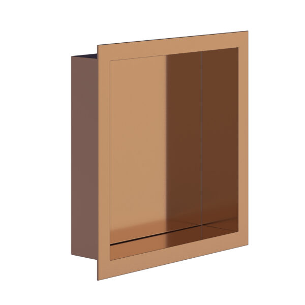 Aloni Niche Encastrée (300x300x70mm) - Cuivre Brossé