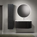 Begonia Kolomkast - 2 Deuren - Greeploos - Soft Close - Omkeerbaar - 35x160x35 Cm - Zwart Eiken - Afbeelding 4