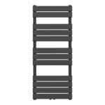 Radiateur Sèche-Serviettes Raccordement Central Noir 1200x500-593w