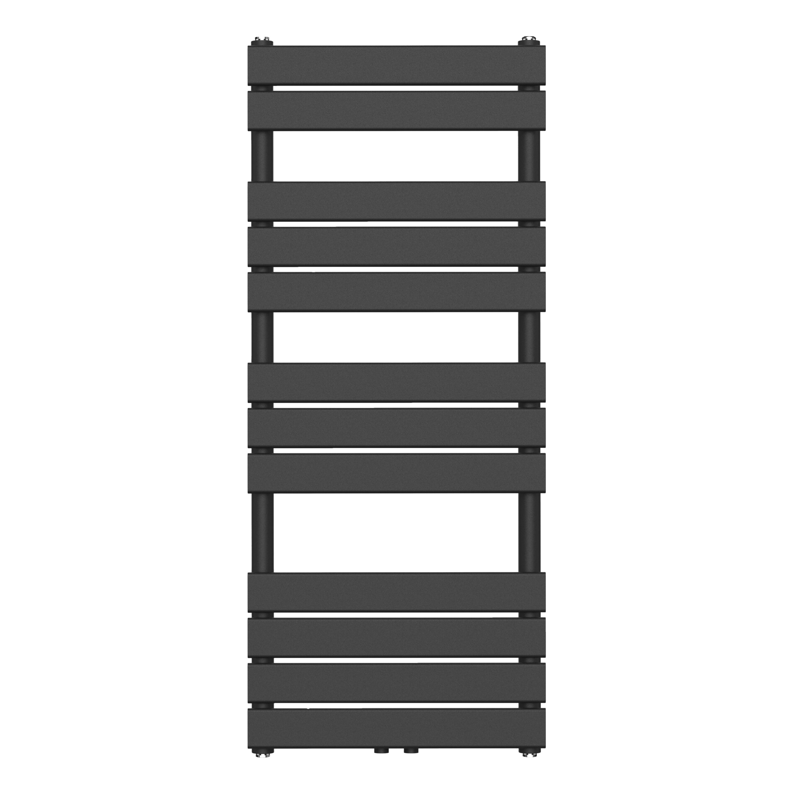 Radiateur Sèche-Serviettes Raccordement Central Noir 1200x500-593w