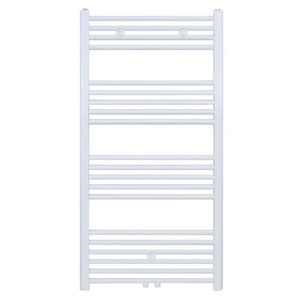 BELRAD SÈCHE-SERVIETTES - RACCORDEMENT GAUCHE-DROITE/CENTRAL - 537 WATT - 1200X500CM - BLANC BRILLANT