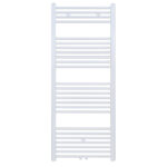 BELRAD SÈCHE-SERVIETTES - RACCORDEMENT GAUCHE-DROITE/CENTRAL - 556 WATT - 1400X400CM - BLANC BRILLANT