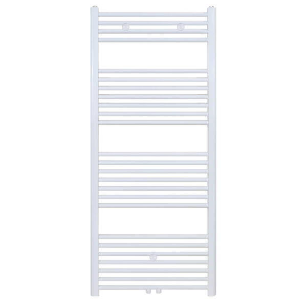 Belrad Sèche-Serviettes - Raccordement Gauche-Droite/Central - 655 Watt - 1400x500cm - Blanc Brillant