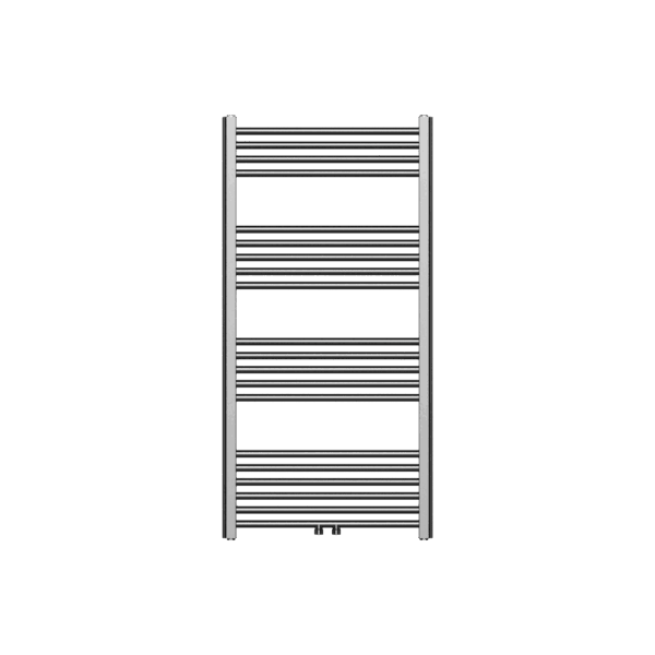 Belrad Sèche-Serviettes - Raccordement Gauche-Droite/Central - 414 Watt - 1200x600cm - Gunmetal