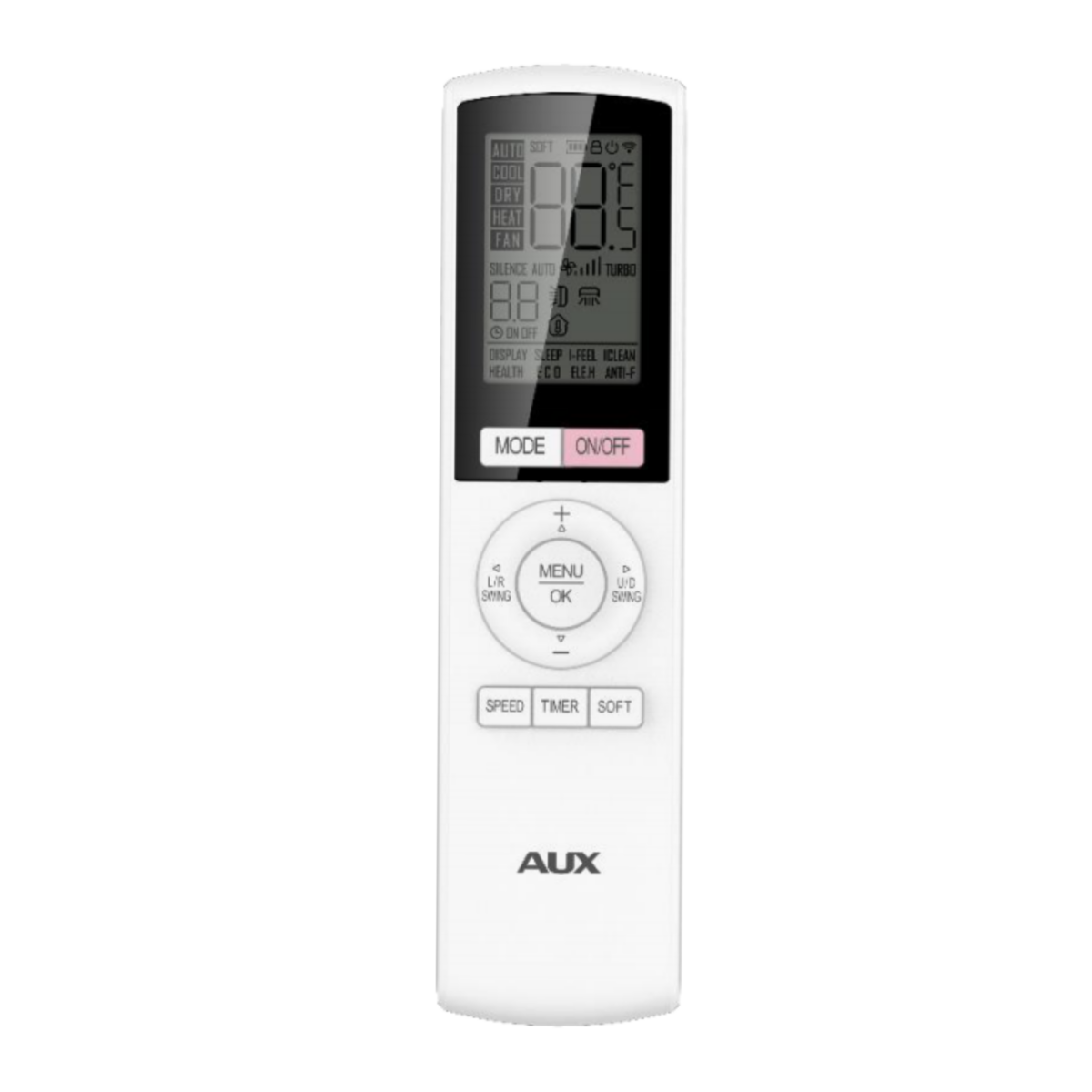 AUX MULTI SPLIT CLIMATISEUR - UNITÉ INTÉRIEUR -  REFROIDISSEMENT ET CHAUFFAGE - WIFI - 18000BTU- 5,2KW - NOIR BRILLANT - Image 5