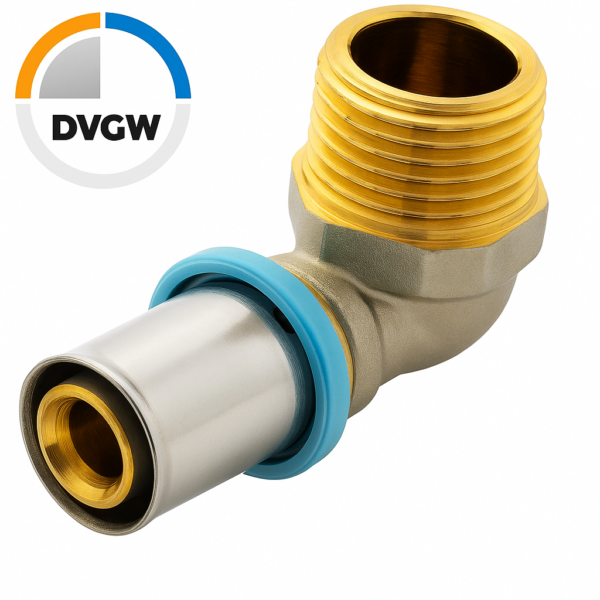 Erfu Elleboog 90° M Meerlaagse Krimp 26 Mm X 4/4m – Dvgw Gecertificeerd, Multi-Profiel U/H/Th