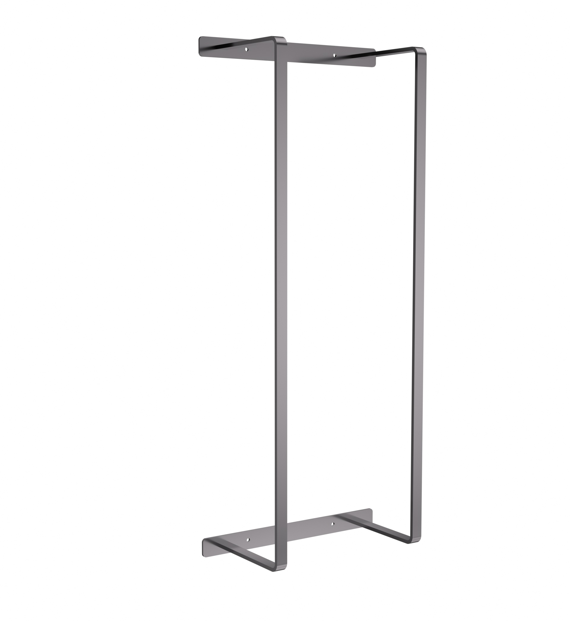 Porte-Serviettes - Vertical - 67x28x14 Cm - Gunmetal