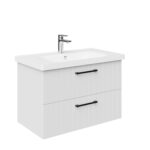 Creavit D10 Meuble Sous Lavabo Avec 2 Tiroirs 80 Cm - Blanc – Image 2