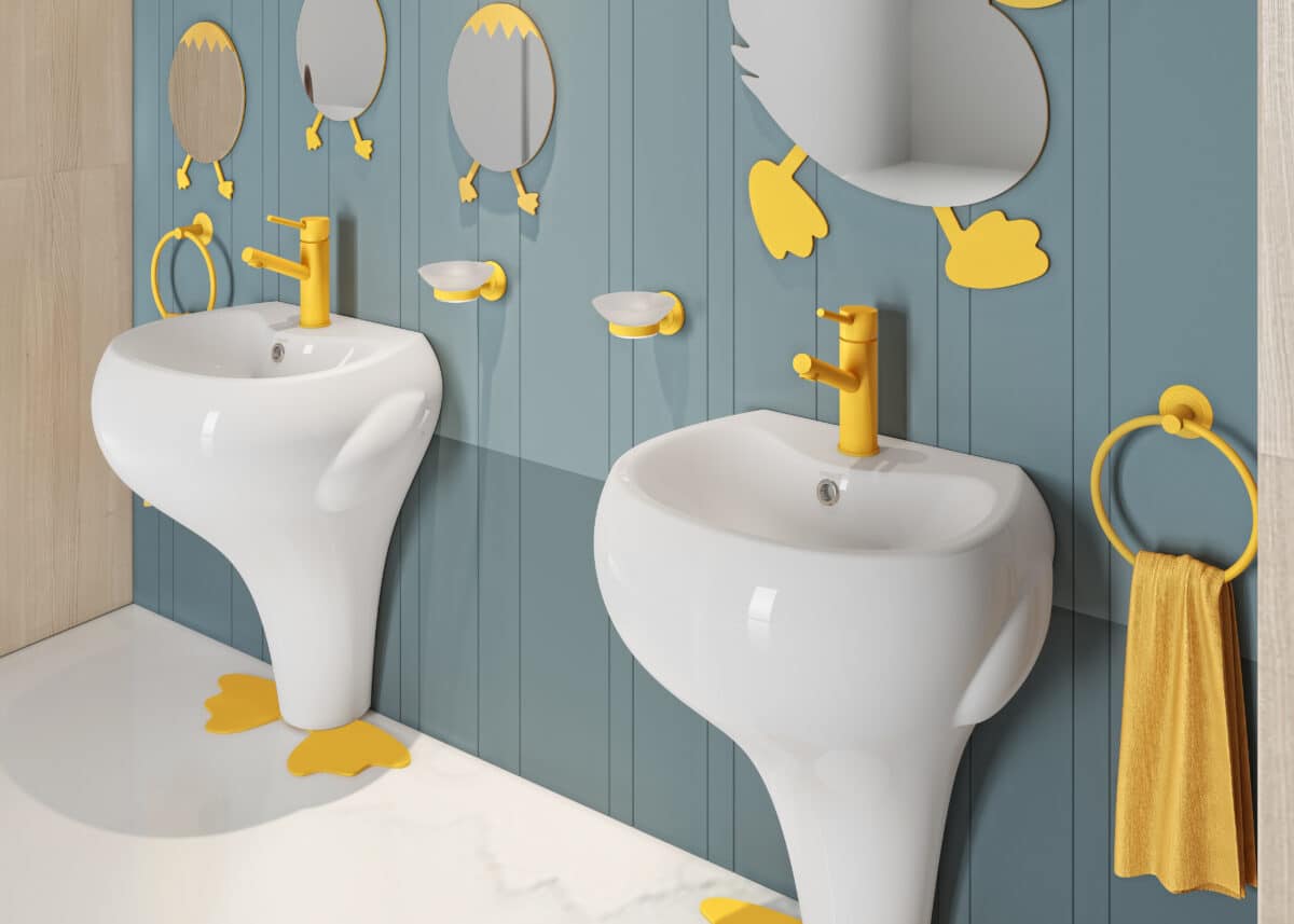 Creavit Royale Porte-Serviettes - Yellow – Image 2