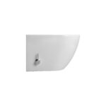 DARLO WC SUSPENDU AVEC BIDET - SANS BRIDE - AVEC ROBINET BIDER EAU FROIDE - SANS ABATTANT - COMPACT 49 CM - BLANC BRILLANT - Image 4