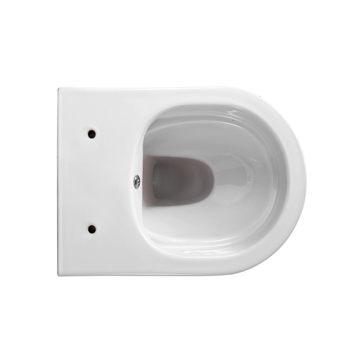DARLO WC SUSPENDU AVEC BIDET - SANS BRIDE - AVEC ROBINET BIDER EAU FROIDE - SANS ABATTANT - COMPACT 49 CM - BLANC BRILLANT - Image 3